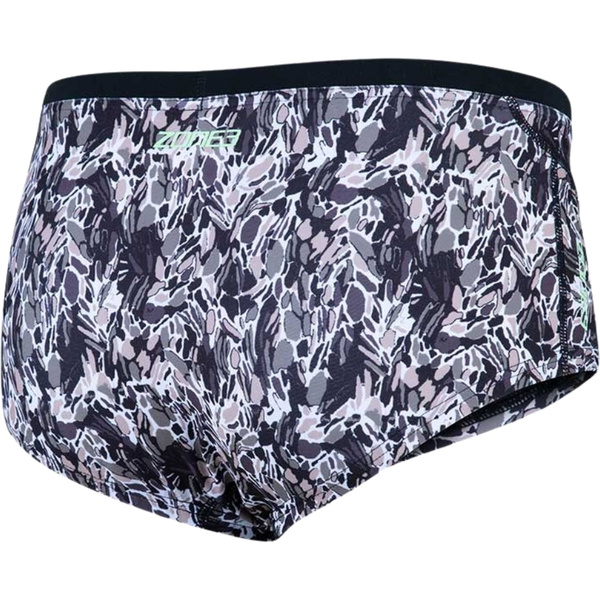 2025 ZONE3 Mens Pacific Koa Brief Shorts SW23MPKBS101 - Black / Blue